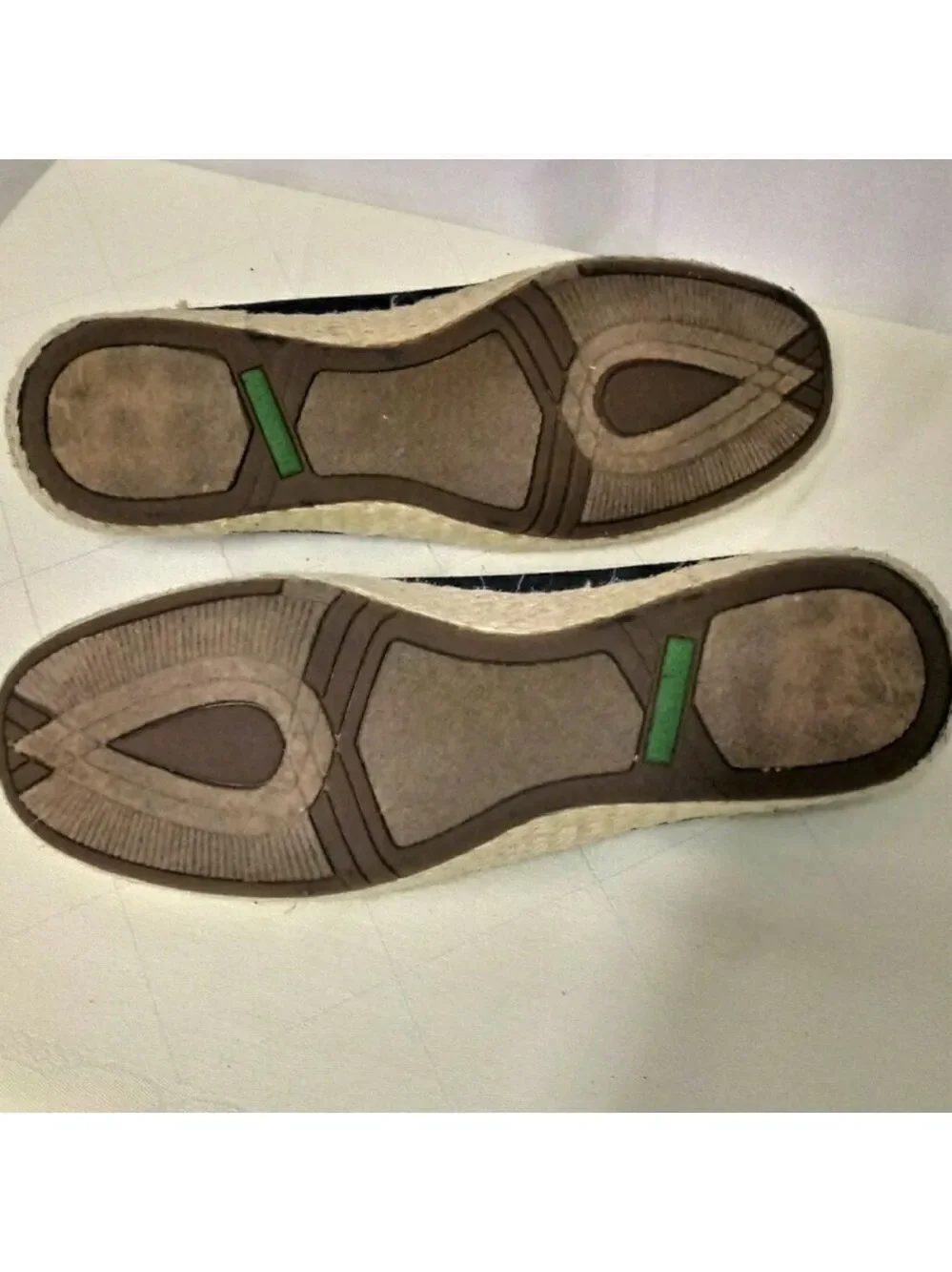 Grasshopper Mooney Ortholite Navy Nautical Canvas Round Toe Espardrille Shoe